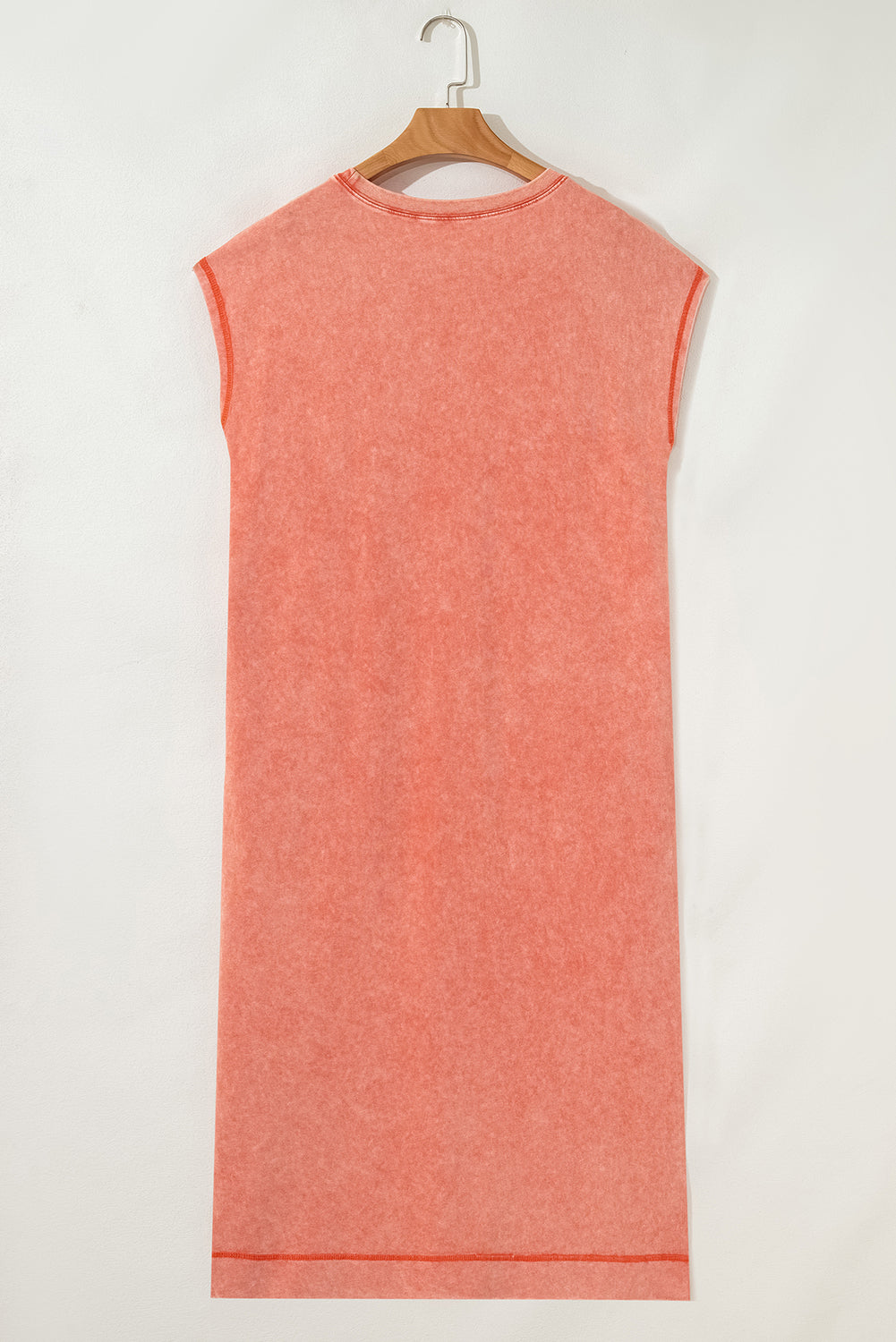 Threaded Pear Eloise Mineral Wash Pocketed T-shirt Long Dress