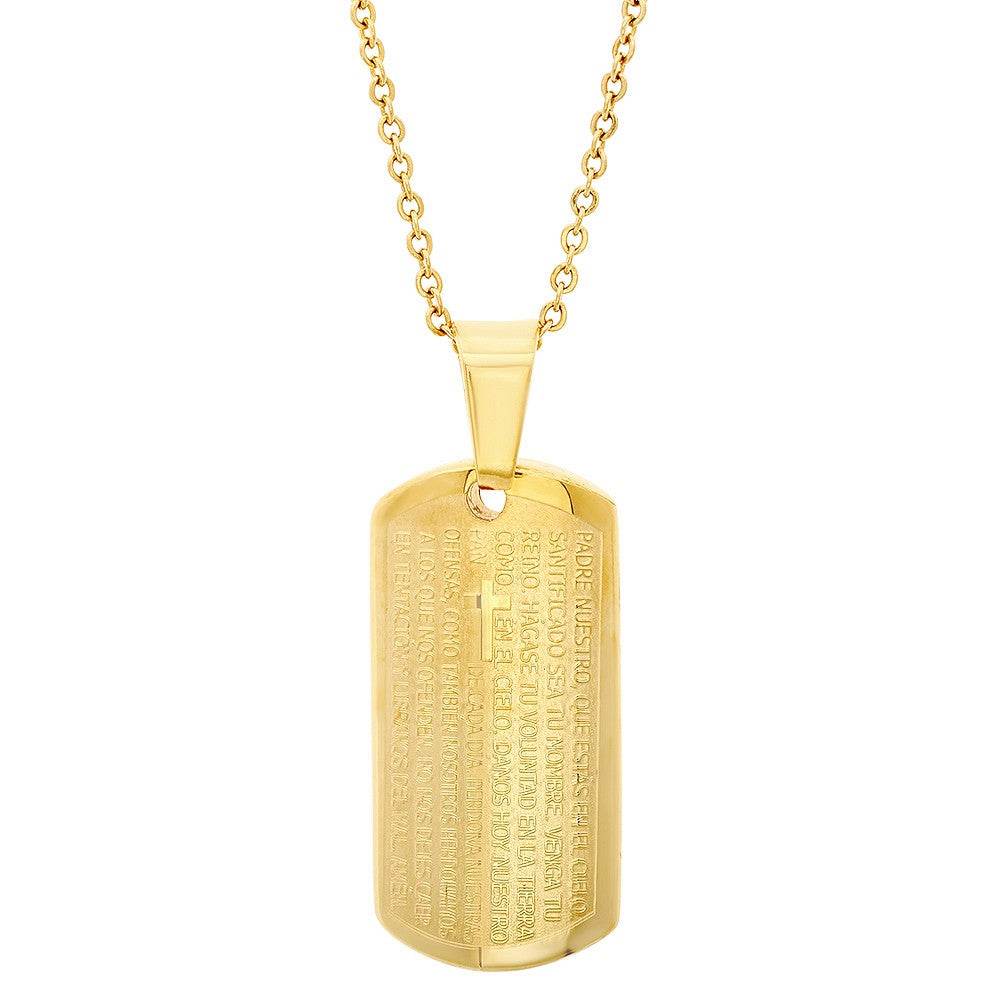 Padre Nuestro Prayer Pendant
