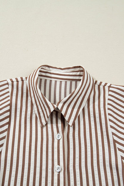 Threaded Pear Hanna Sleeve Down Mini Shirt