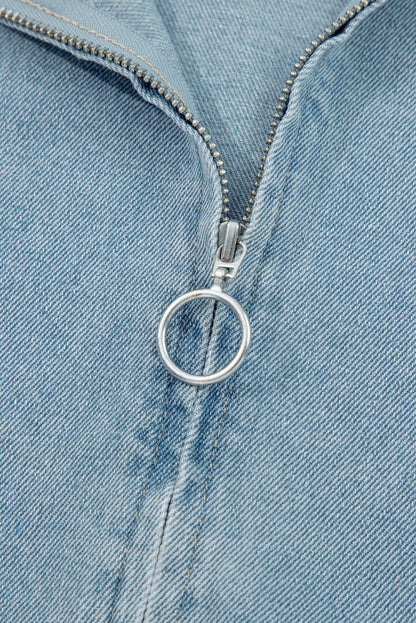 Threaded Pear Abigail Collared Zip Up Jacket