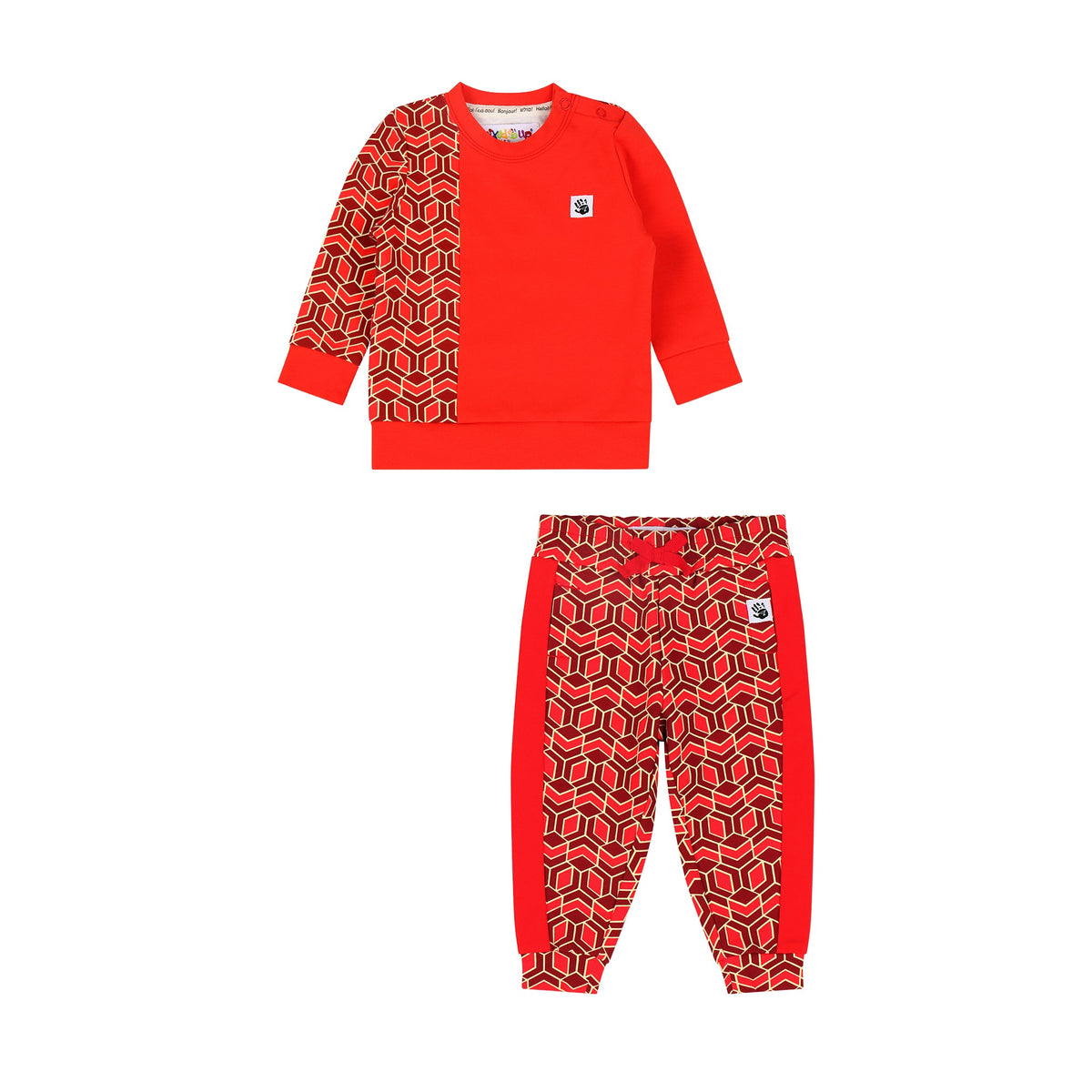 Red Geometric-
