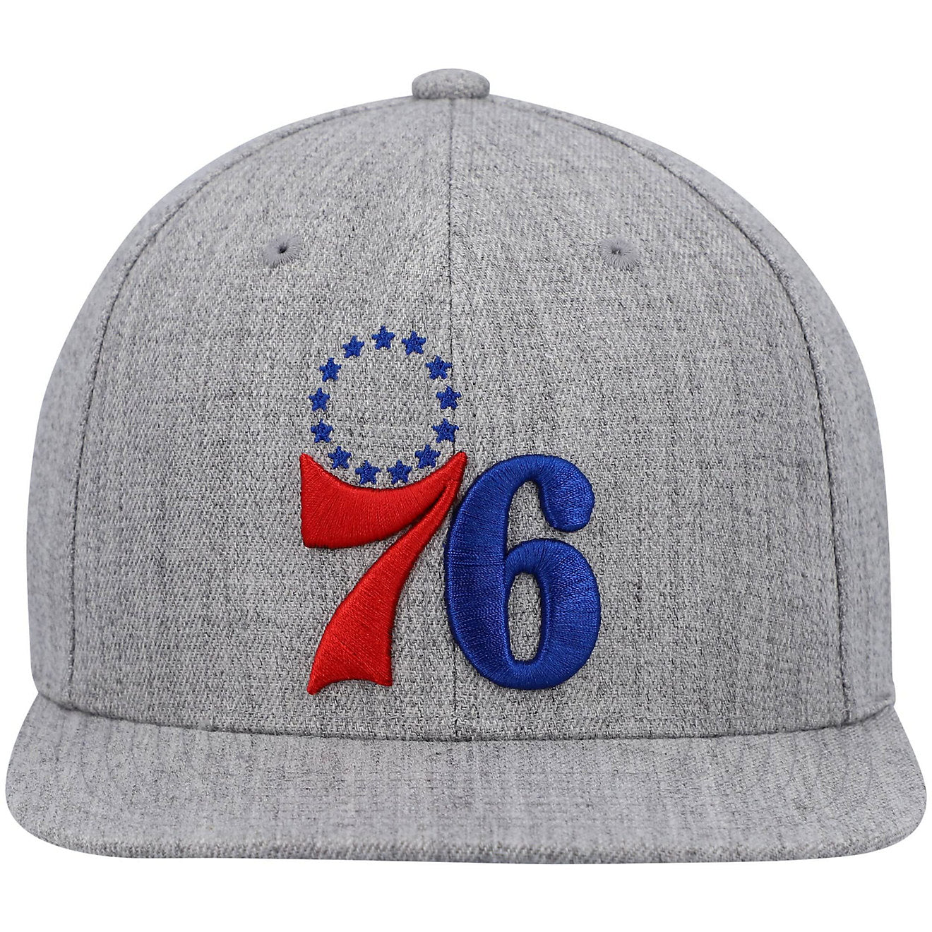 Mitchell & Ness Men's NBA Team Heather 2.0 Snapback 76Ers