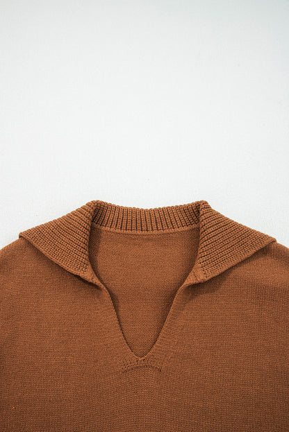 Threaded Pear Avery Edge Sexy Elegant Sweater