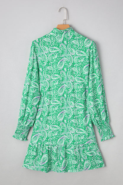Threaded Pear Aleia Tied Waist Mini Dress