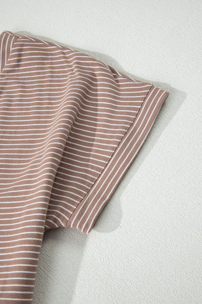 Threaded Pear Giuliana Side Slit T Shirt