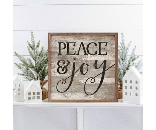 Kendrick Home Peace And Joy Whitewash