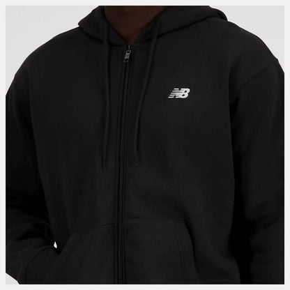 New Balance Sport Essentials Men's Full-Zip Hoodie — Black