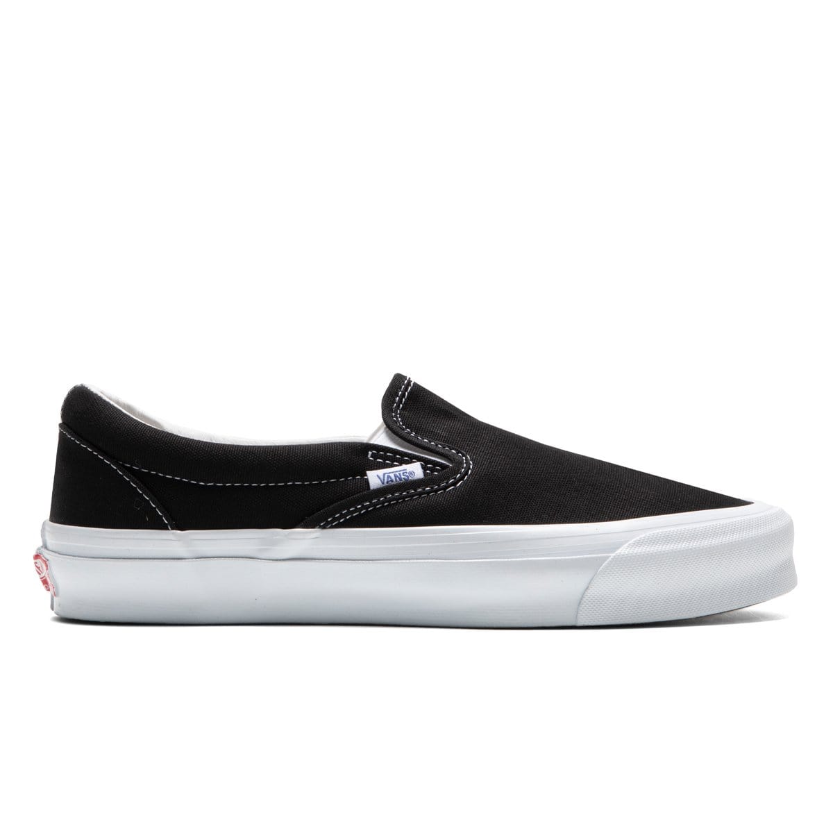 Men's Vans Vault Og Classic Slip-On Lx 'Canvas Black White'
