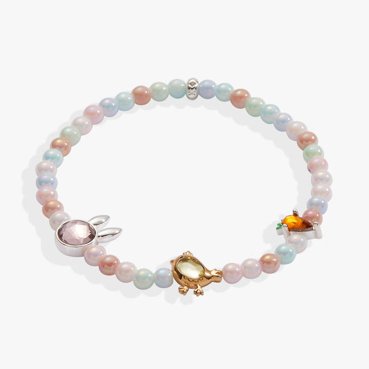 Crystal Bunny Stretch Bracelet