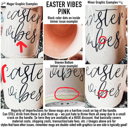 Imperfect Easter Mugs (Read Description) by Gia Roma