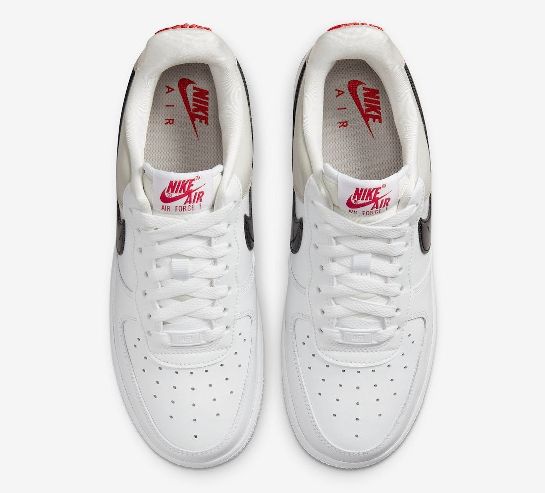 Nike Air Force 1 '07 Women's Sneakers — White Leather Low-Top