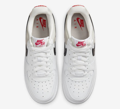 Nike Air Force 1 '07 Women's Sneakers — White Leather Low-Top