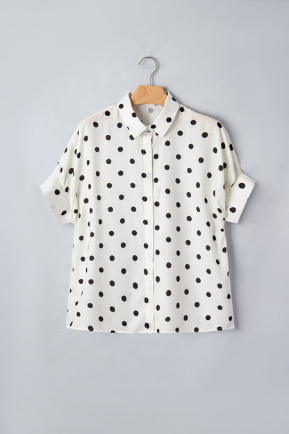 Threaded Pear Taylor Print Loose Dolman Shirt