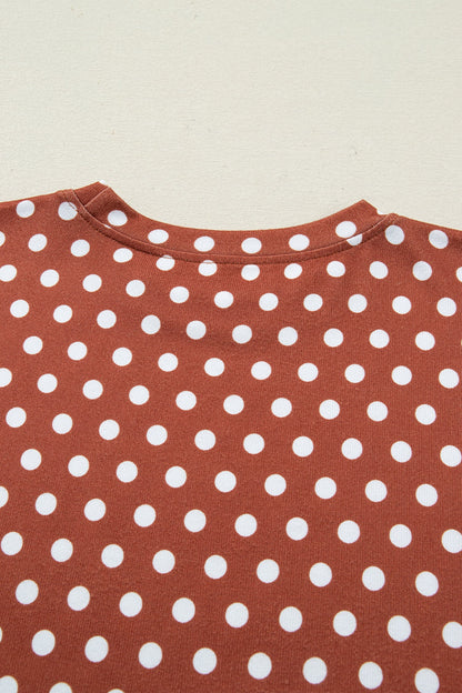 Threaded Pear Ruthie Dot Print Short Set