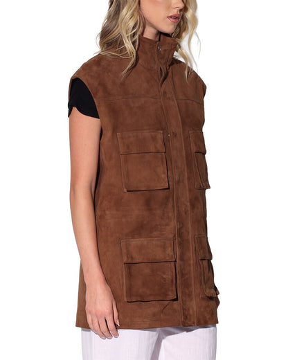 CHESTNUT SUEDE-