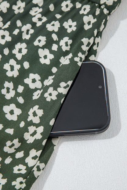 Threaded Pear Hazel Print Tunic Sleeveless Dress