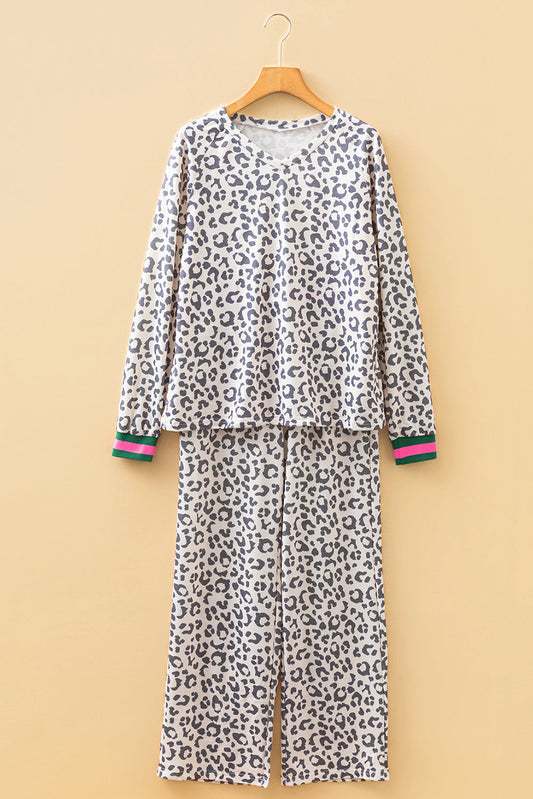 Threaded Pear Tagale Long Sleeve Lounge Set
