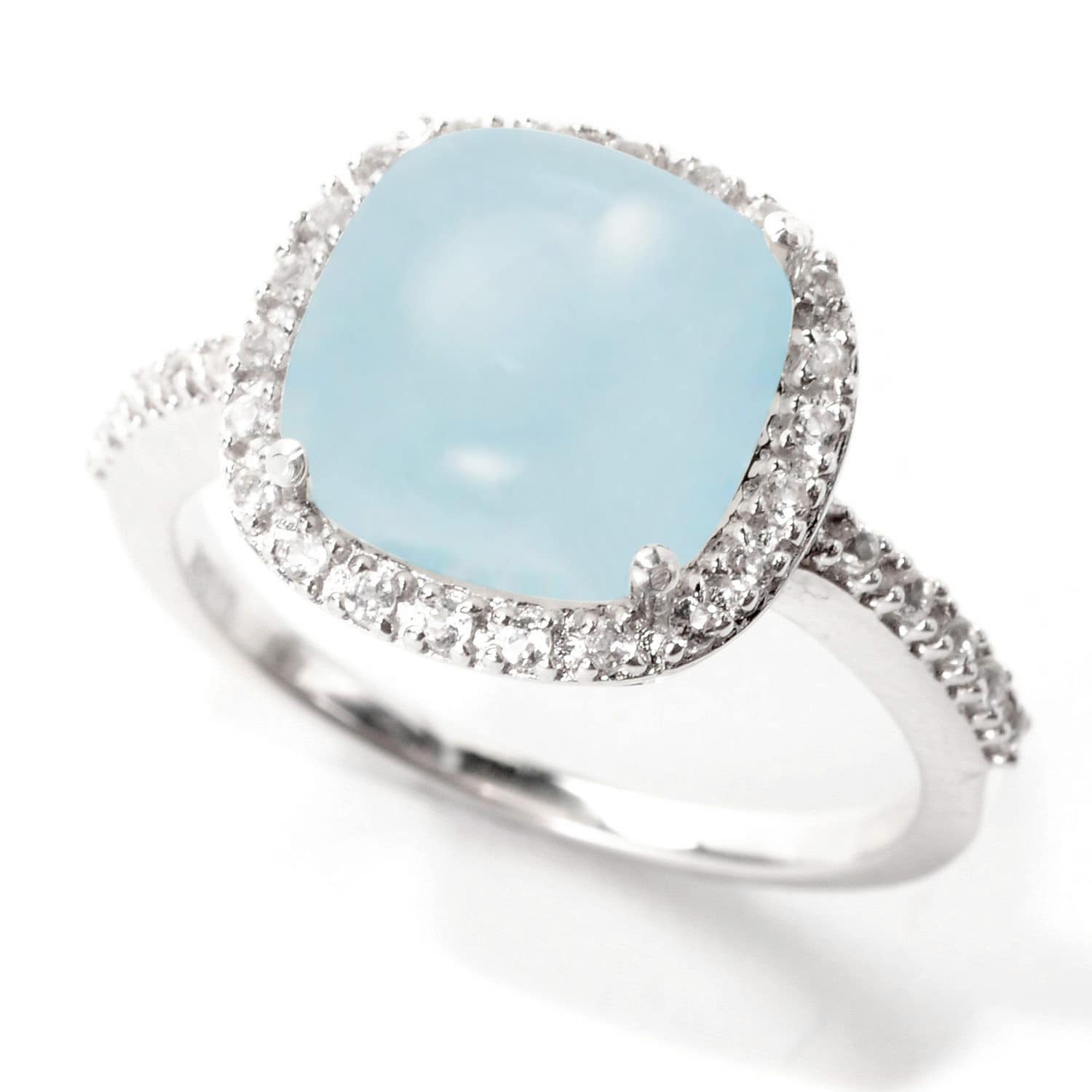 Blue, White-