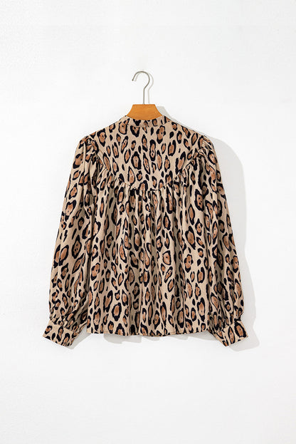 Threaded Pear Alaiya Balloon Sleeve Casual Shirt