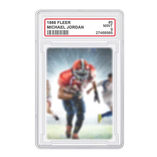 InQ Boutique Graded Card Holder for PSA Style Slab for Trading Sports Cards Protector Case - Red