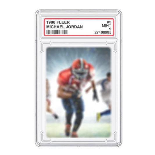 InQ Boutique Graded Card Holder for PSA Style Slab for Trading Sports Cards Protector Case - Red