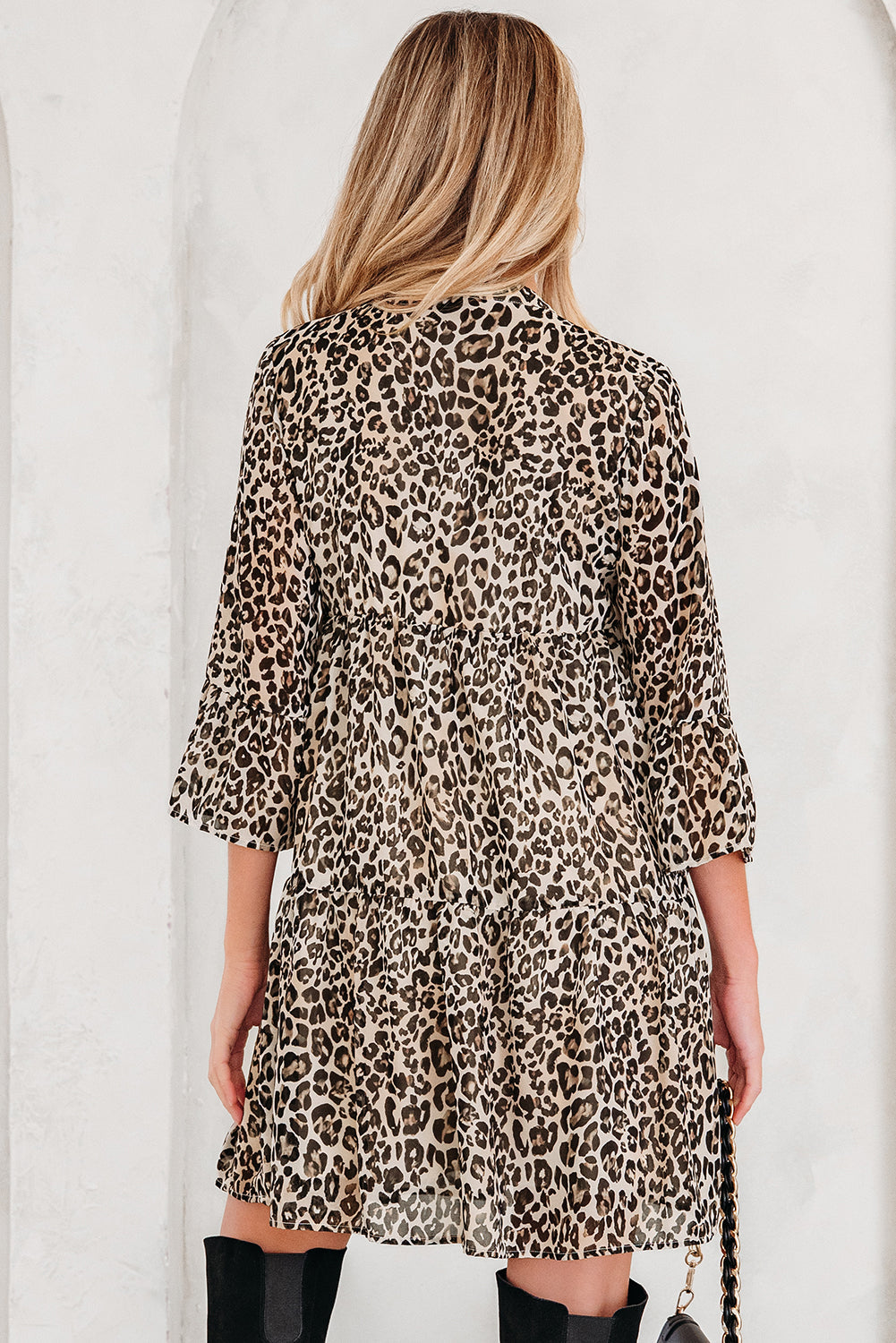 Threaded Pear Gwenhara 4 Sleeve Swing Dress