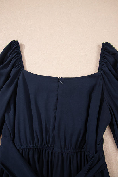 Threaded Pear Deborah Waist Square Mini Dress