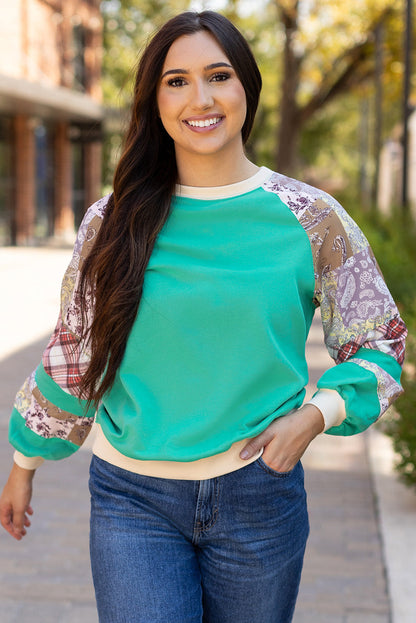 Threaded Pear Maeve Sleeve Raglan top Long Sleeve Top