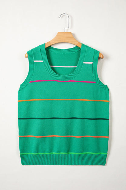 Threaded Pear Gracie Stripe Knitted Sweater
