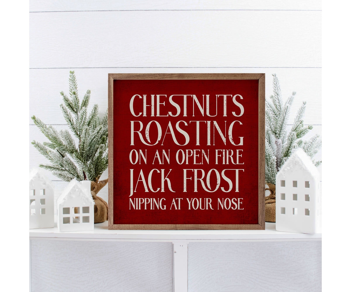 Kendrick Home Chestnuts Roasting Red