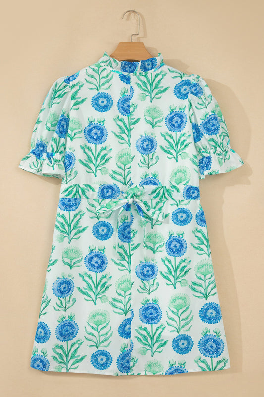 Threaded Pear Dulce Frilly Short Sleeve Dress