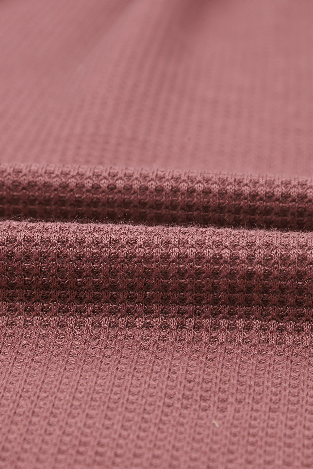 Hallie Square Neck Puff Sleeve Waffle Knit Top - Threaded Pear