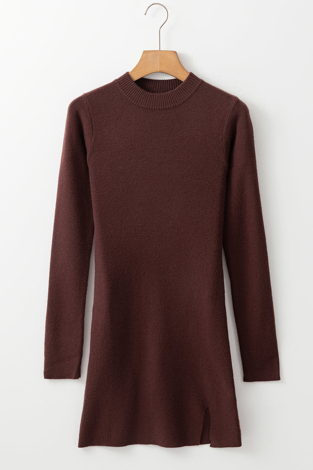 Threaded Pear Olivia Mock Side Slit Sweater