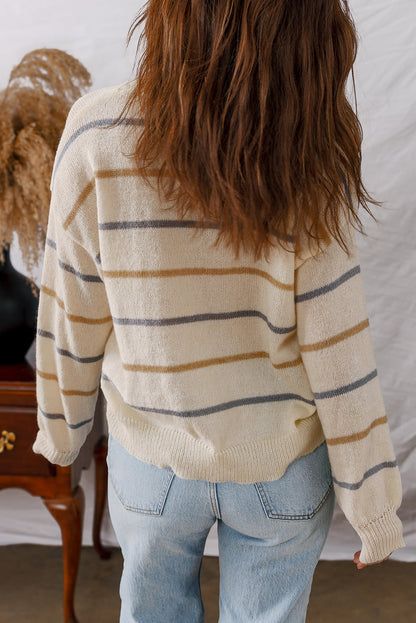 Threaded Pear Sadie Drop Shoulder Cardigan Sweater