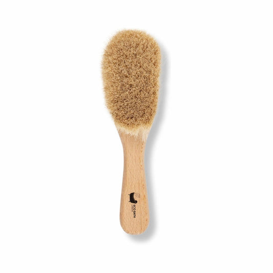 Eco Bath London Baby Brush with Goat Hair - Ultra Soft Baby Bath Brush for Newborns - Eco Bath London