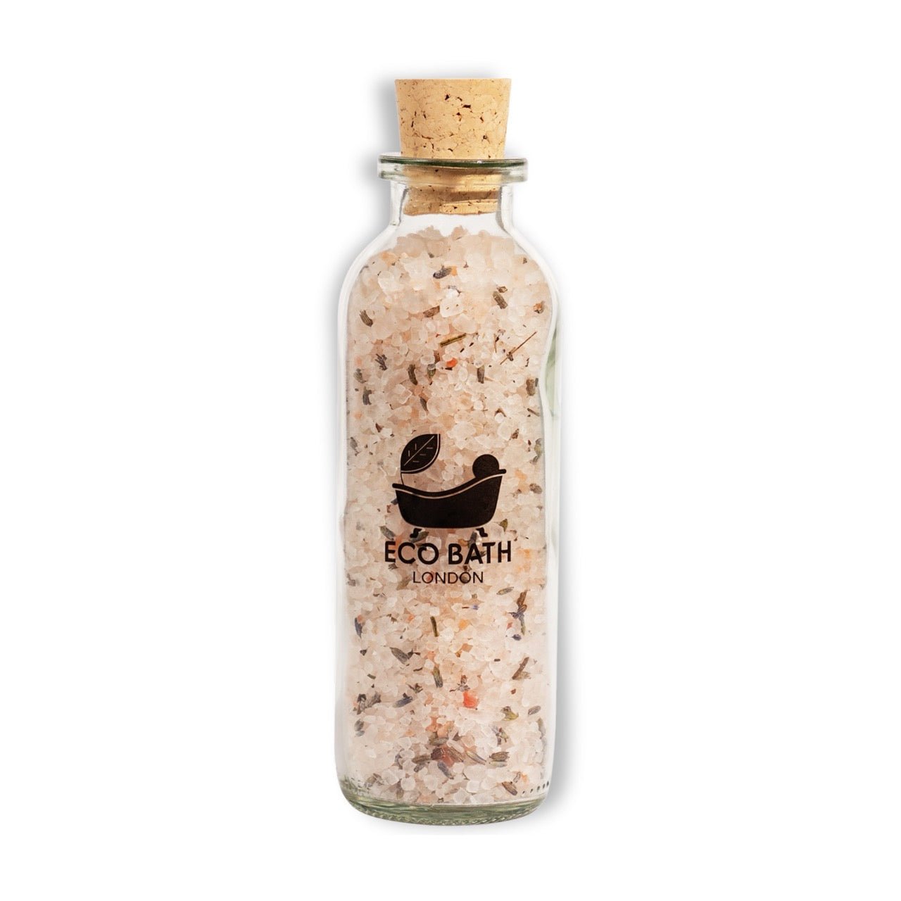 Eco Bath London Lavender Himalayan Bath Salt 10.5 oz (300 g) - Pink Himalayan Bath Salt Infused with Lavender for Ultimate Relaxation and Skin Hydration & Softening by Eco Bath London