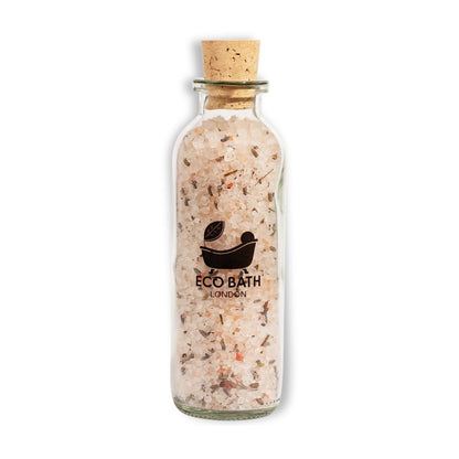 Eco Bath London Lavender Himalayan Bath Salt 10.5 oz (300 g) - Pink Himalayan Bath Salt Infused with Lavender for Ultimate Relaxation and Skin Hydration & Softening by Eco Bath London