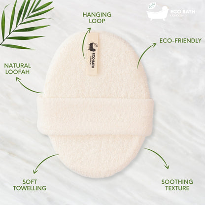 Eco Bath Natural Loofah Bath Scrubber - Eco Bath London
