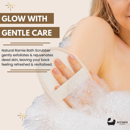 Eco Bath Natural Ramie Bath Scrubber - Eco Bath London