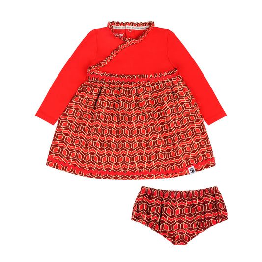Red Geometric-