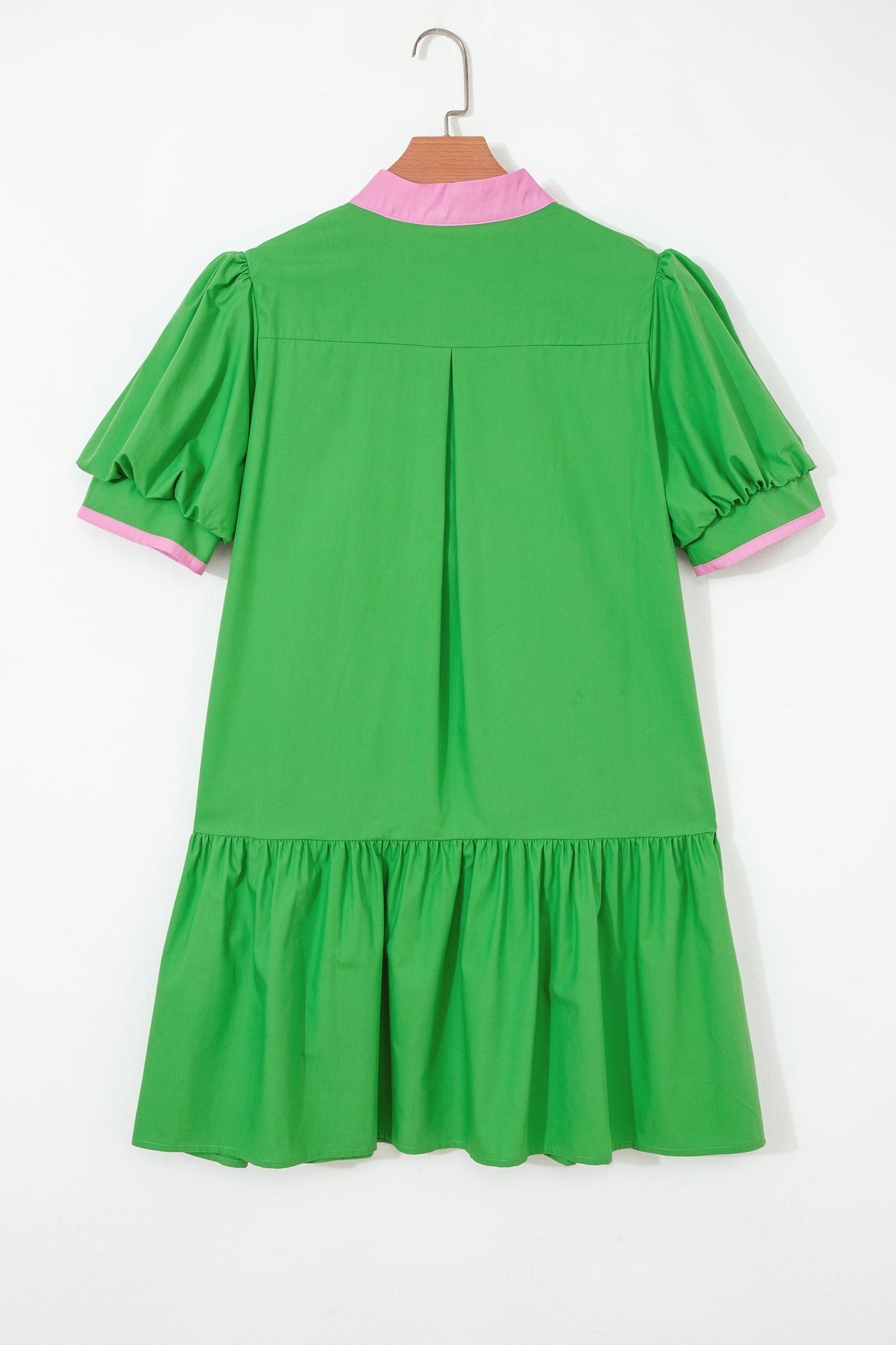 Threaded Pear Ainara Ruffle Hem Mini Dress