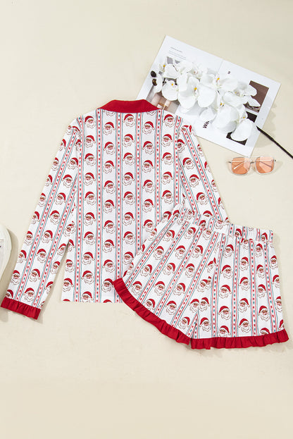 Threaded Pear Gillian Stripes Ruffle Pj Set
