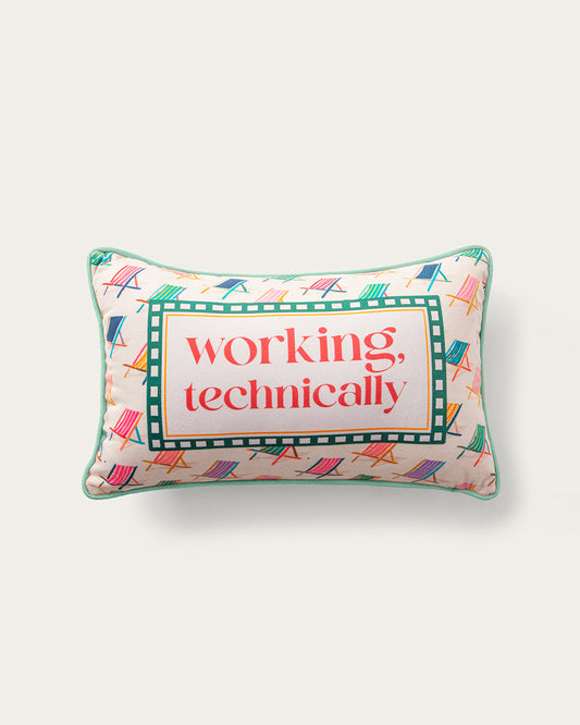 working technically pillow
