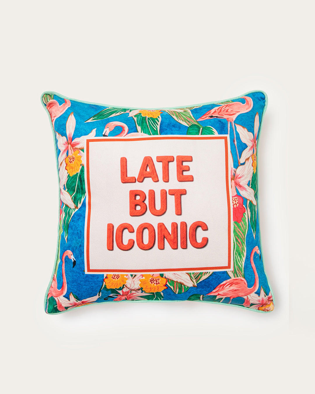 late but iconic pillow