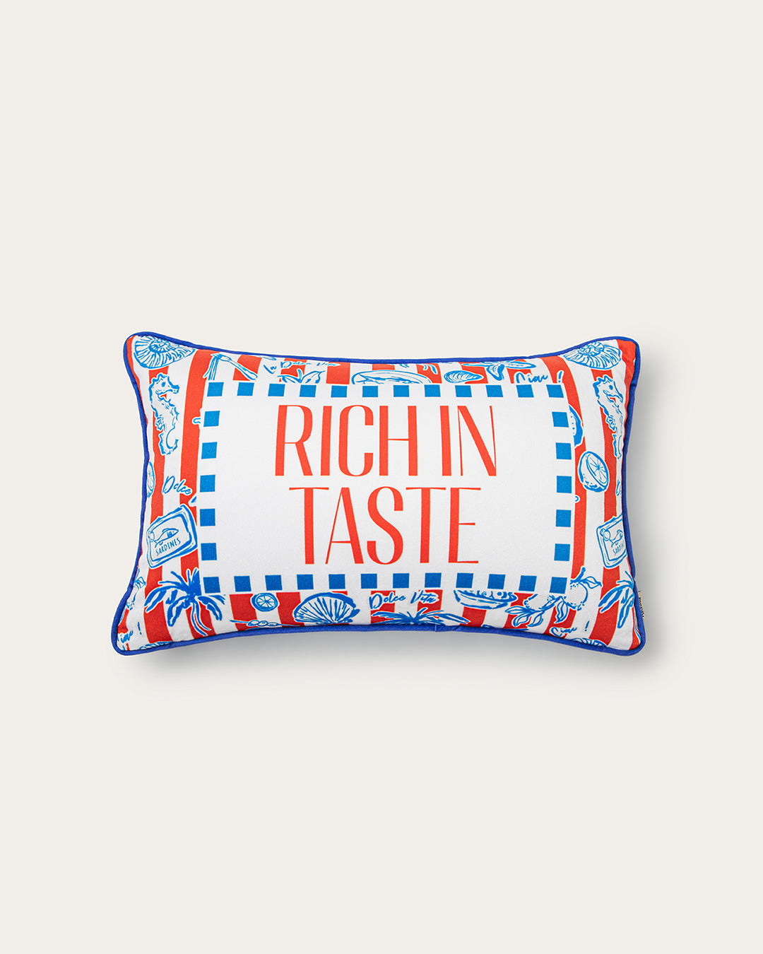 rich in taste pillow