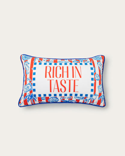 rich in taste pillow