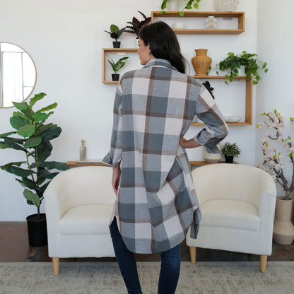 Grey & Brown-