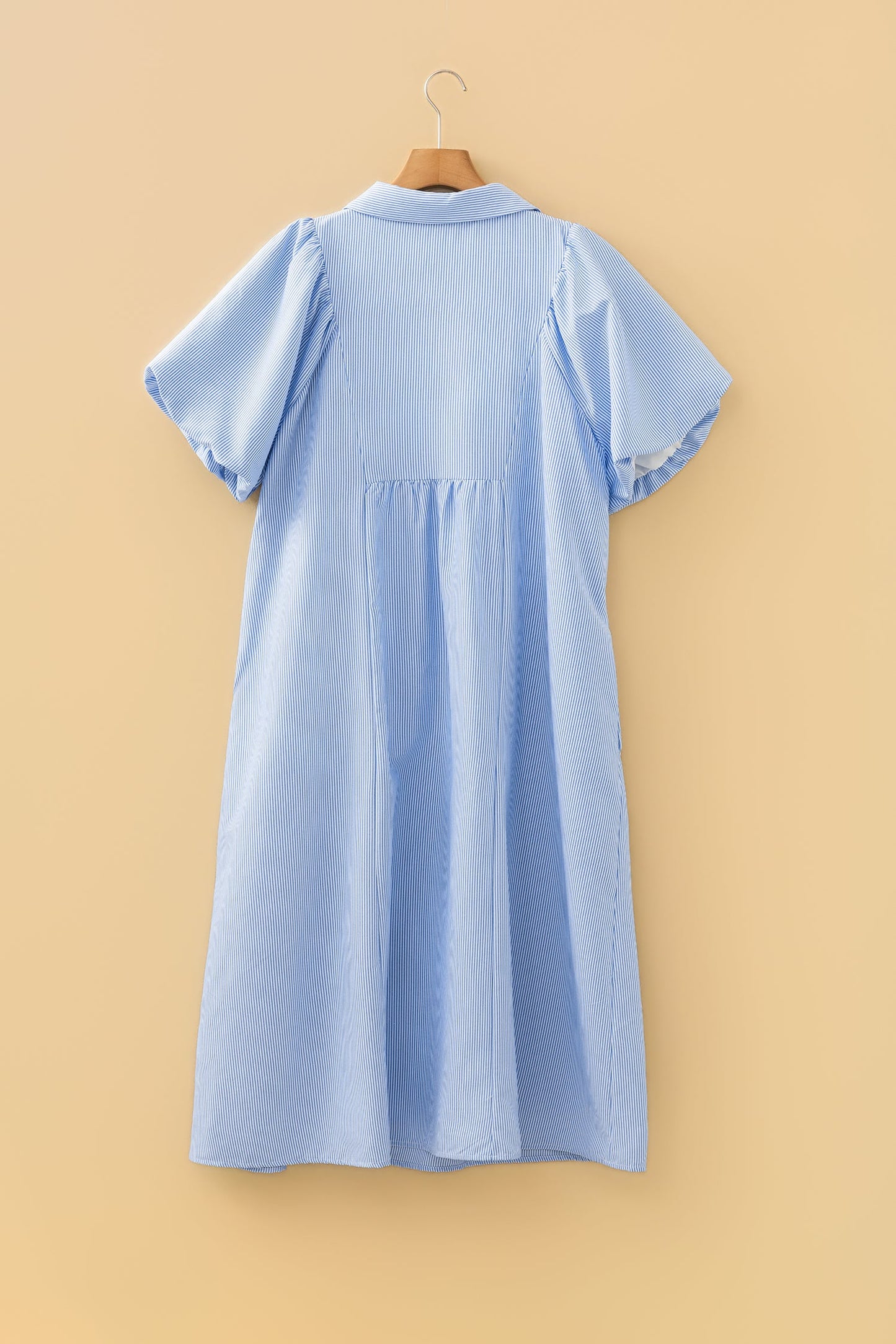 Threaded Pear Julieta Detail Collar Midi PLUS Dress