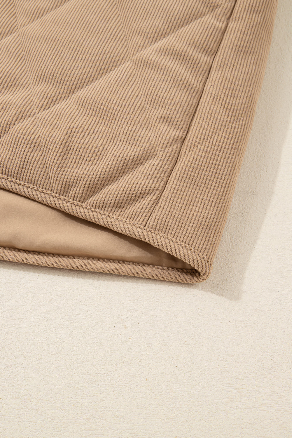 Threaded Pear Elizabeth Cord Snap Vest Plus Jacket