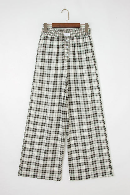 Threaded Pear Chana Wide Leg Casual Pants